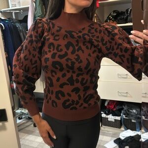 525 Leopard Print Sweater